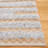 Kensen Hand Woven Wool/Jute/Cotton Abstract Rug in Gray-318491527