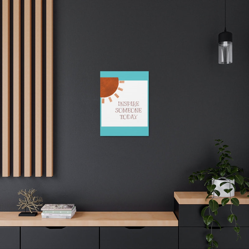 Décoration murale inspirante inspirante «Someone Today Sun», H 14 po x l 11 po