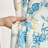 Scarlet Floral & Birds Patterned Window Back Tab Rod Pocket Curtains Bedroom - Light Blocking Darkening Window Panels, Set of 2-125059753-125059755