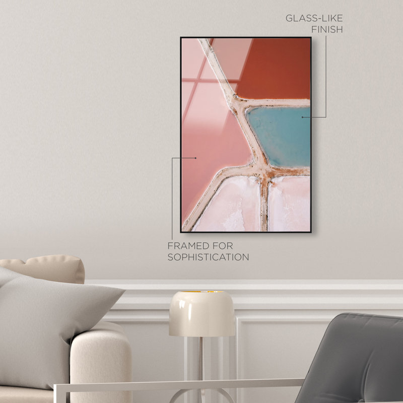 Perfectly Aligned Print by Oliver Gal, 11"H x 16"W, Black Floater Frame