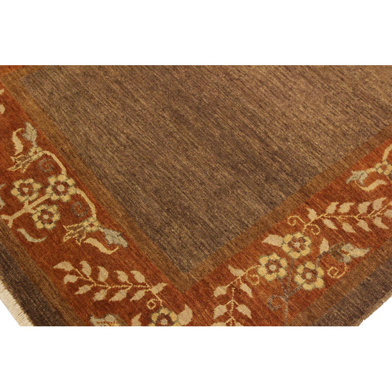 Abigale One-of-a-Kind 4'1" x 5'9" 1960s Area Rug in Brown/Rust