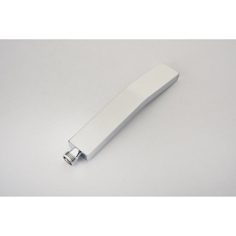 White Brass Shower System - Luxury Rain Mixer Head With Easy Clean Function Bathroom Rainfall Wall Mount Option