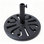 33lbs Base de parasol de patio robuste, porte-parapluie 17,7 po carré pour parasols 1,5 po et 1,9 po de diamètre