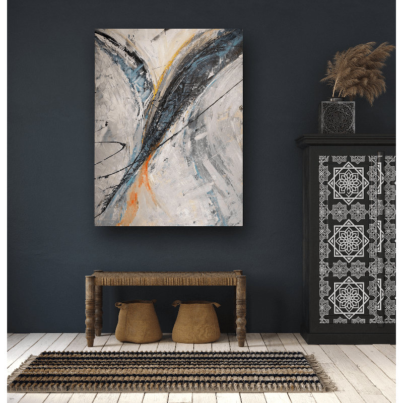Convergence - Artist Enhanced Canvas Print, 60" H x 40" W x 1.5" D, Wrapped Canvas