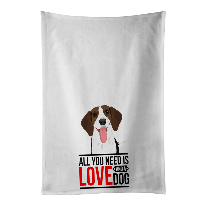 Ensemble de 2 serviettes de cuisine Beagle
