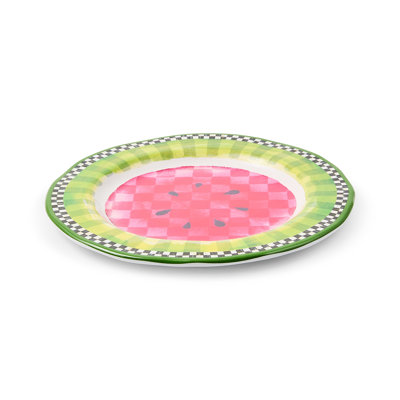 Watermelon Melamine Salad Plates