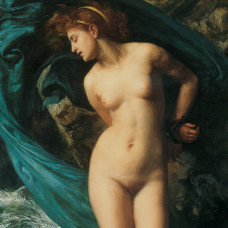 "Andromeda, 1869" par Sir Edward John Poynter, reproduction d'art encadrée, H 28,5 po x l 22 po x P 1,75 po