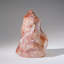 Forme libre de flamme véritable quartz poli fraise (1,9 lb)