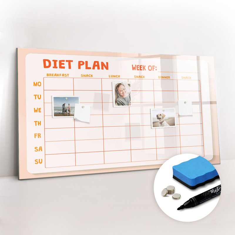 Magnetic Glass Dry Erase Board