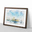 New York Skyline with the Twin Towers - Picture Frame Graphic Art Print-56914955-56914956