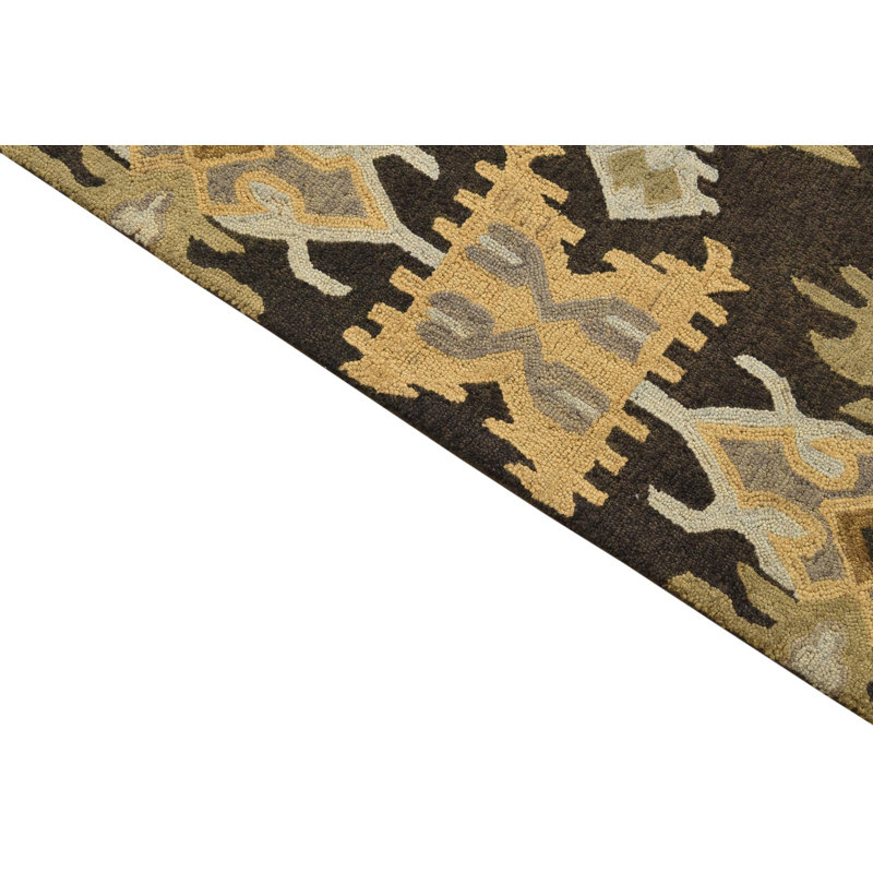 Tapis noir Otto