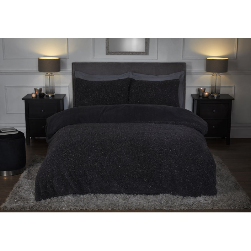 SandpiperCove Polyester Solid Colour Duvet Cover Set with Pillowcases Included, Single Duvet Cover + 1 Standard Pillowcase
