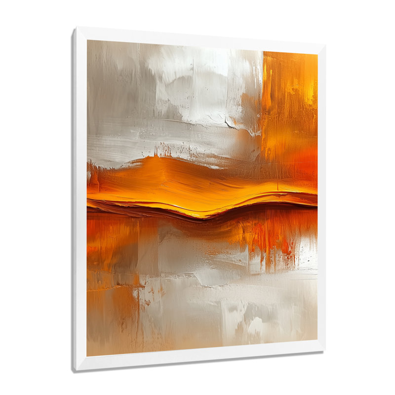 Ofelya - Paysages, art mural, salon, H 32 po x l 16 po, Reproduction encadrée d'une seule photo, Blanc