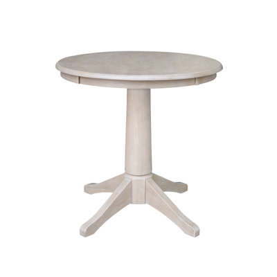 Imilia Solid Wood Pedestal Dining Table