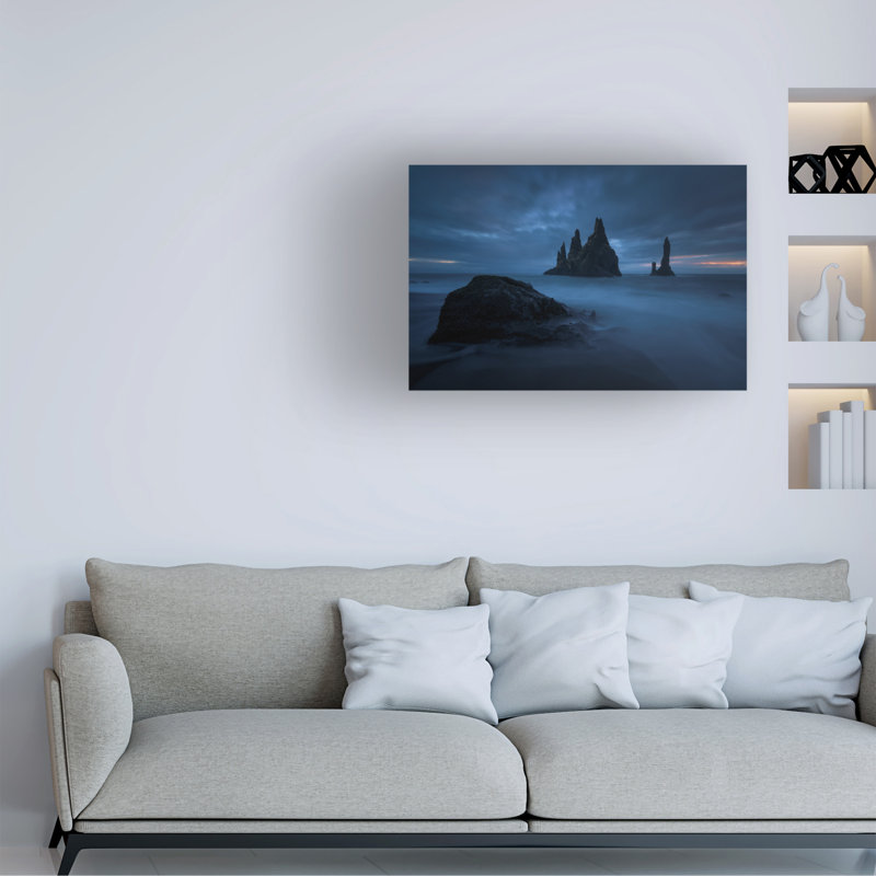 Art sur toile Juan Pablo De Reynisdrangar 2, H 12 po x l 19 po