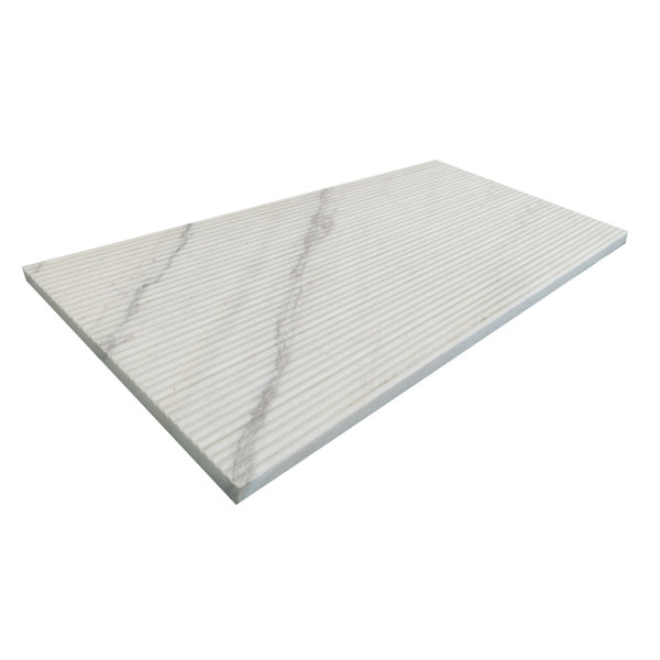 12x24 Inch Natural Marble Tiles - Ol Textured Finish For Lobby Wall Stone Finish, Suitable Dining Rooms