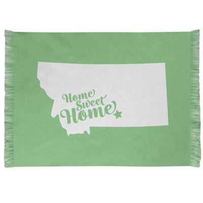Tapis vert "home billings"