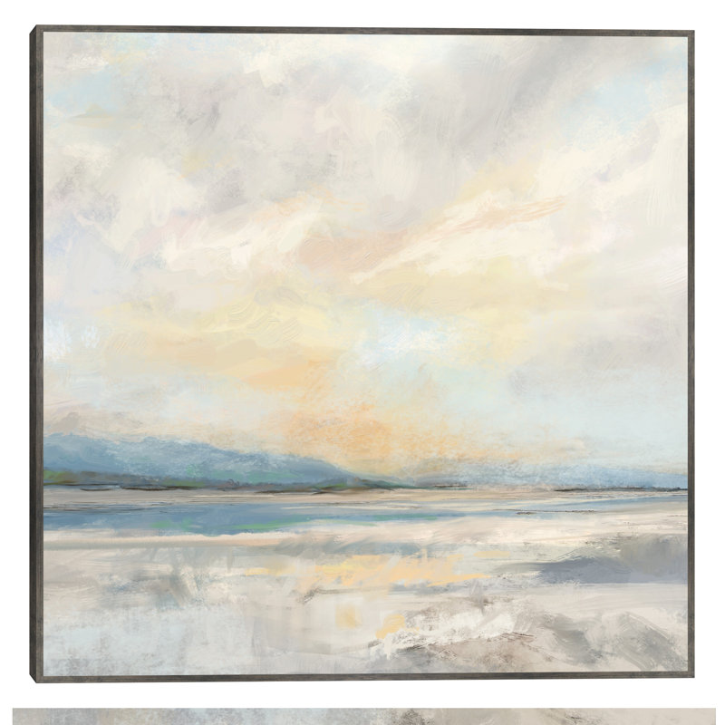 Beyond the Heavens by Studio Arts Canvas Art Print, Steel Color Framed, 42" H x 42" W x 1.5" D