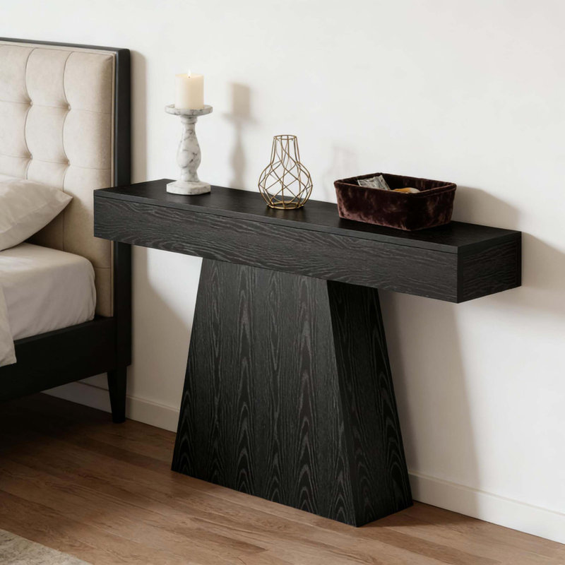 Practical Sofa Table,Hall Table,Entryway Table, Black