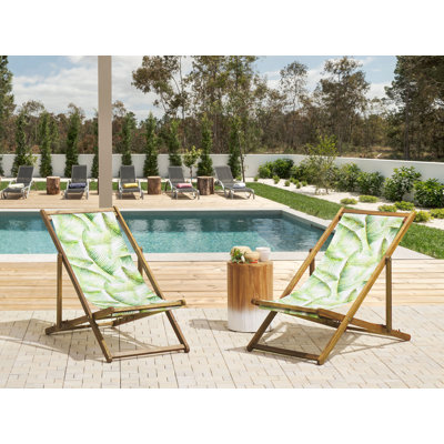 Ailbe Folding Reclining Deck Chair