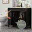 Ensemble de meuble-lavabo autoportant 36 po avec comptoir Everarda, robinet, pieds fuselés classiques-84971181