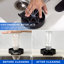 Robinet de cuisine à une poignée avec douchette rétractable et accessoire de lavabo en verre-114735184