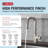 Delta Junction Pull Down Sprayer Single Handle Kitchen Sink Faucet-50778092