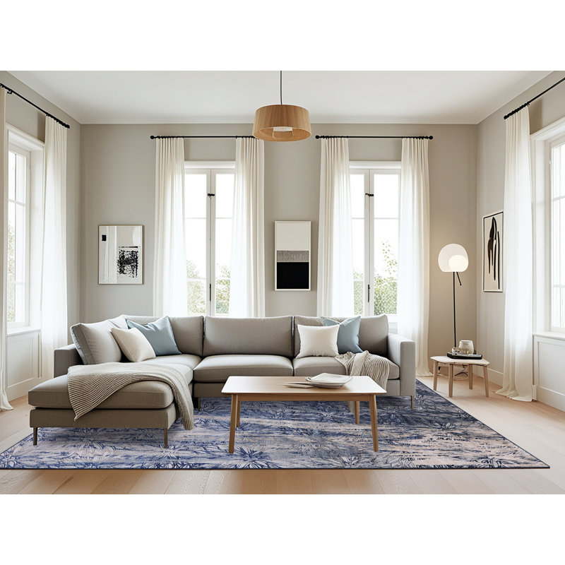 Tapis bleu Renelso, Rectangle 8 pi x 12 pi