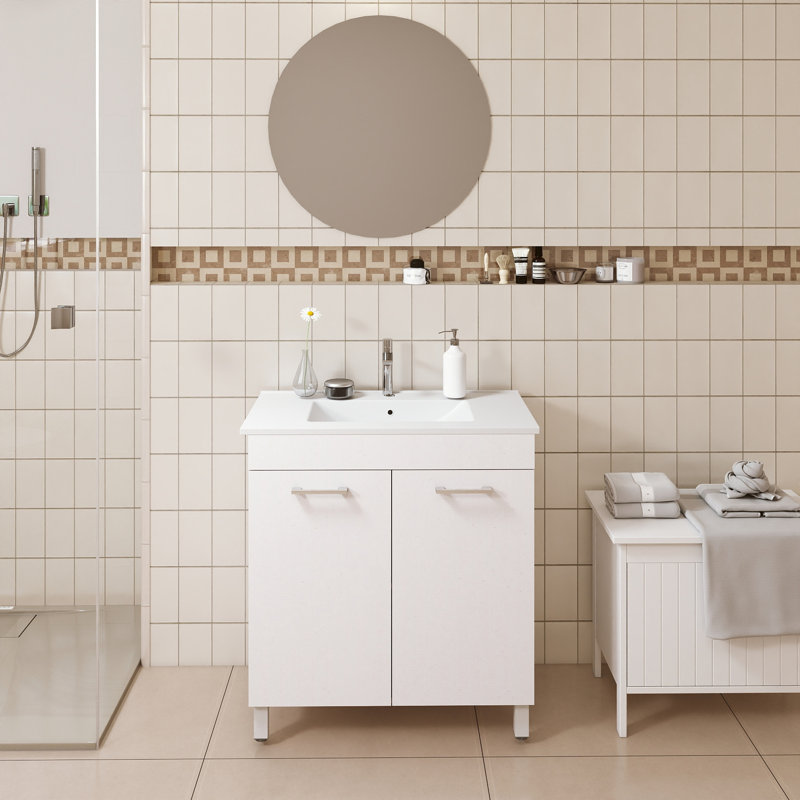 Ensemble de meuble-lavabo moderne avec lavabo, 32"