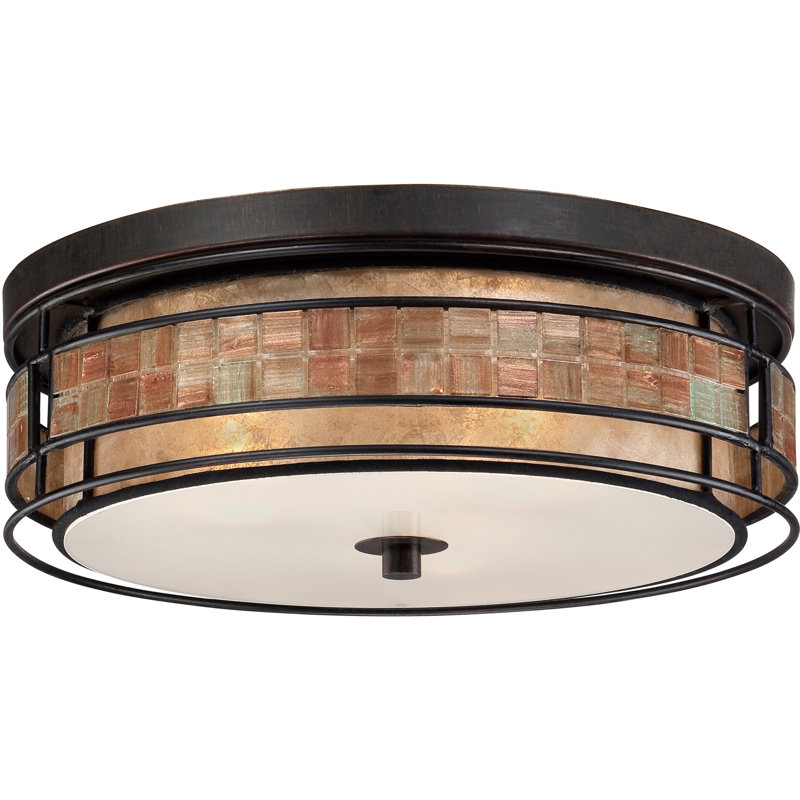 Plafonnier encastré 2 lumières, l 16 po x P 16 po