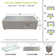 Joycie 12.6’’ H x 42’’ W Metal Propane Outdoor Gas Fire Pit Table