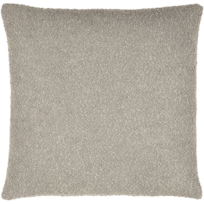 Housse de coussin Olinda, Housse de coussin seulement - sans coussin, H 18 po x l 18 po, Gris