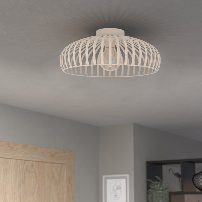 Alyworth Flush Mount, 18" H x 43" W x 43" D, Beige