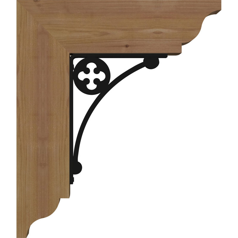 Crawley Traditional Traditional Ironcrest, H 18 po x P 15 1/2 po, Cèdre rouge de l'Ouest l 3 1/2 po x T 4 po (lisse
