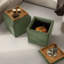 Pouf de rangement Bessler de 42 cm de large avec plateau rabattable-1153156270
