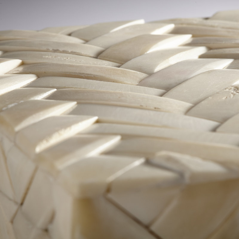 Cumberland Handmade Bone China Decorative Box, 2.75" H x 6" W x 6" D