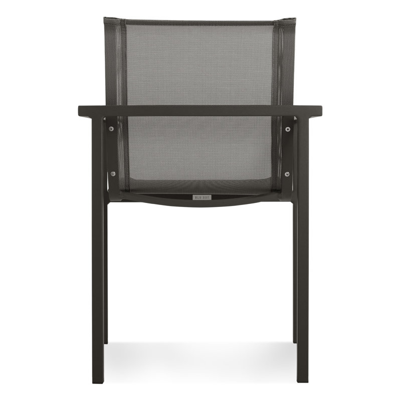 Skiff 2 - Person Patio Dining Set with Round Table, 47.2" x 47.2" x 29.1", Carbon