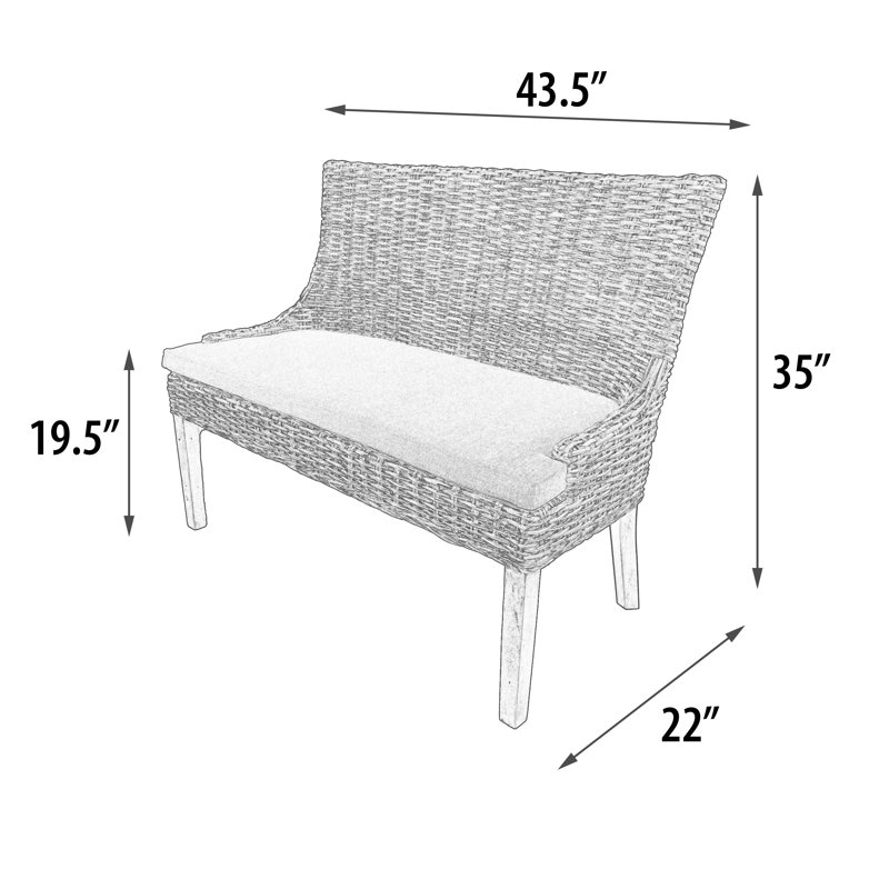 Delaura Linen Upholstered Bench