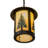 1 - Light Brown Lantern Pendant