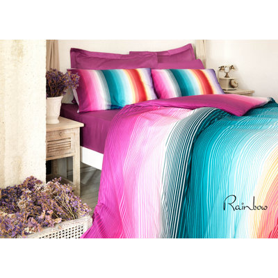 Cotton Striped Duvet Cover