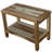 EcoDecors Rectangular Teak Shower Bench With Shelf-57278423-57278422