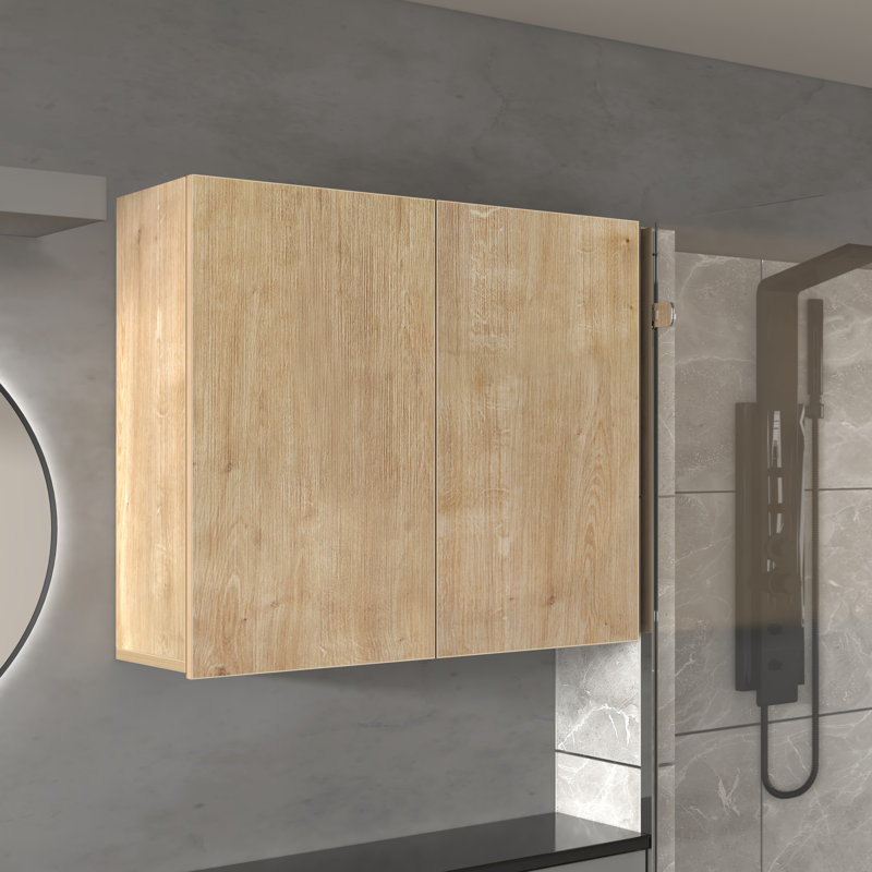 Armoire murale modulaire avec tablette réglable - Rangement polyvalent pour la salle de bain, la buanderie ou la cuisine