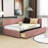 Upholstered Daybed With 2 Storage Drawers-745435111-741380338