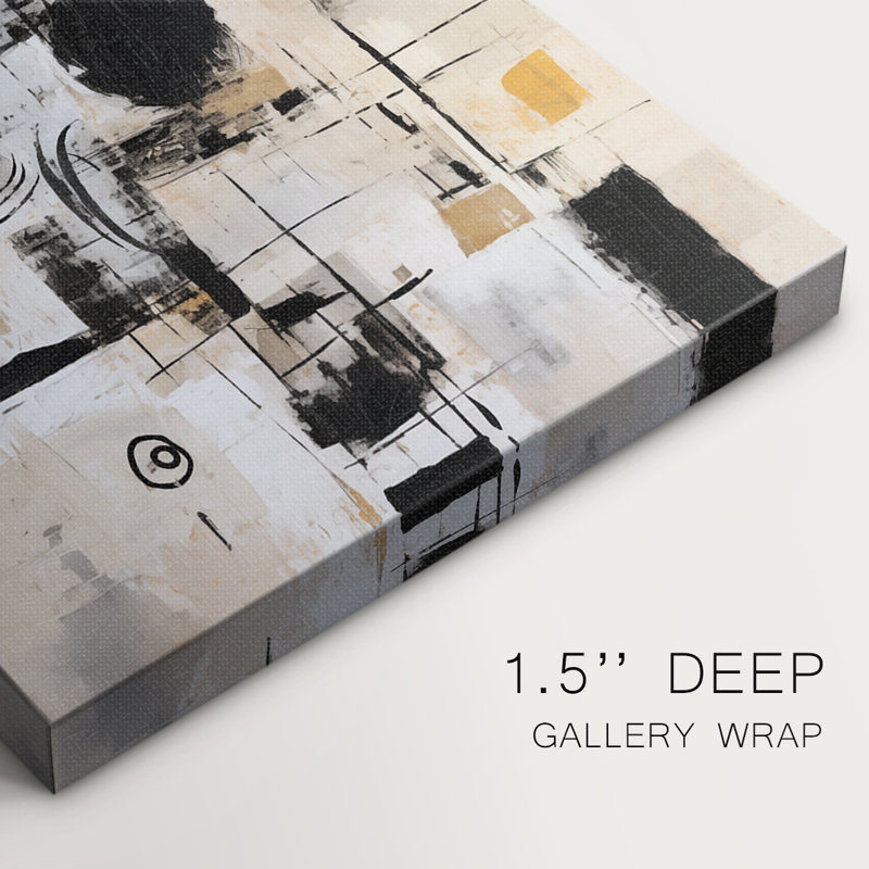 Série ABSTRACT CCCCXCIV - Toile tendue avec châssis de qualité supérieure - Prêt à être accroché, H 60 po x l 40 po