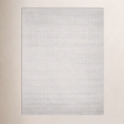 Hainsly Alabaster Hand-Loomed Wool Rug