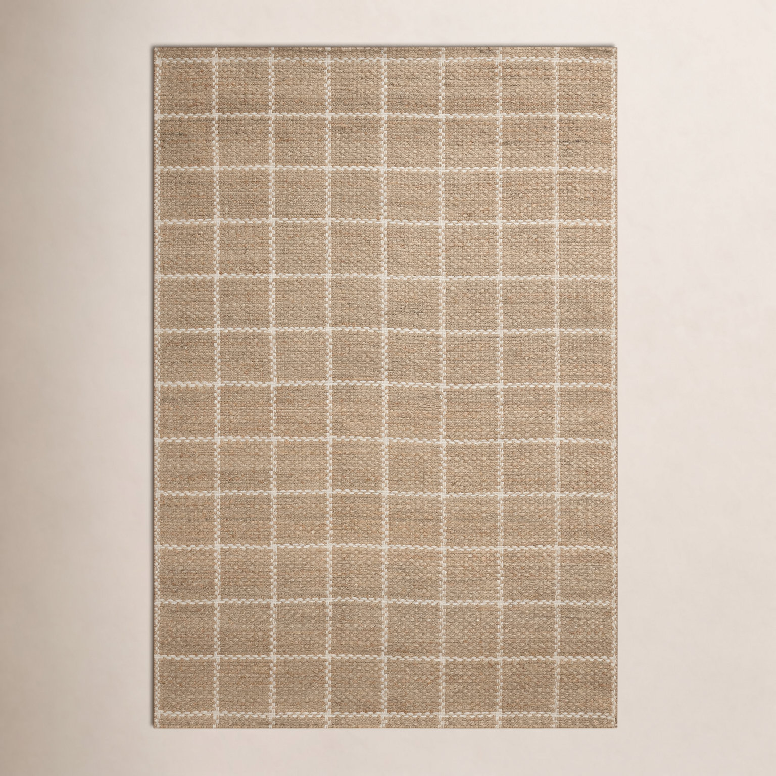 Chris Loves Julia x Loloi Fletcher Natural Ivory Rug, Rectangle 9'3" x 13'