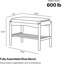 Banc à chaussures en noyer noir-130217895-130217894