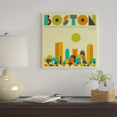 " Boston Skyline I " by Jazzberry Blue
