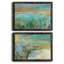 Grassy Beach - Ensemble de 2 peintures sur toile encadrées-302925800-302925801
