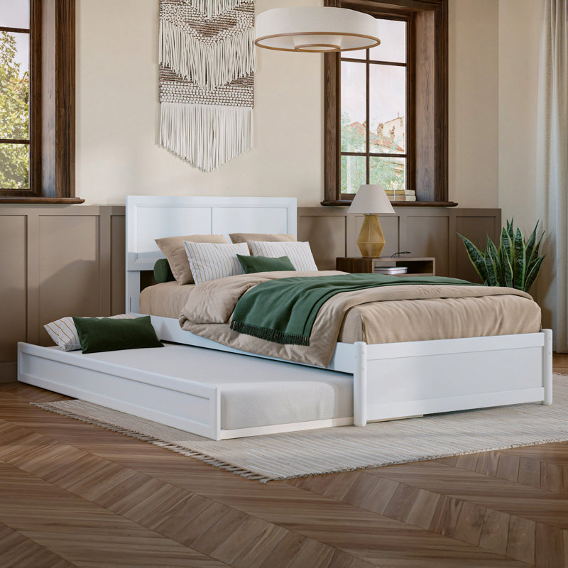 Lit plateforme Astley, Simple TG, Blanc